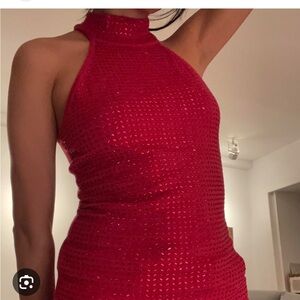 Guess Red mirror Cocktail Dress